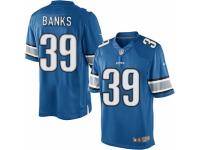 Men's Nike Detroit Lions #39 Johnthan Banks Limited Light Blue Team Color NFL Jersey
