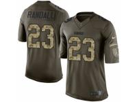 Men's Nike Green Bay Packers #23 Damarious Randall Limited Green Salute to Service NFL Jersey