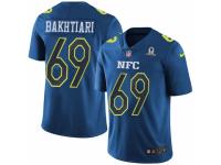Men's Nike Green Bay Packers #69 David Bakhtiari Limited Blue 2017 Pro Bowl NFL Jersey