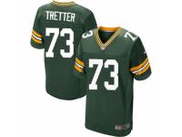 Men's Nike Green Bay Packers #73 JC Tretter Elite Green Team Color NFL Jersey