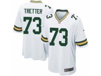 Men's Nike Green Bay Packers #73 JC Tretter Game White NFL Jersey
