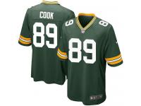 Men's Nike Green Bay Packers #89 Jared Cook Game Green Team Color NFL Jersey