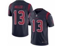 Men's Nike Houston Texans #13 Braxton Miller Limited Navy Blue Rush NFL Jersey