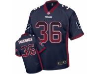 Men's Nike Houston Texans #36 D.J. Swearinger Limited Navy Blue Drift Fashion NFL Jersey