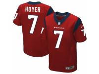 Men's Nike Houston Texans #7 Brian Hoyer Elite Red Alternate NFL Jersey