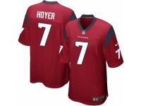 Men's Nike Houston Texans #7 Brian Hoyer Game Red Alternate NFL Jersey
