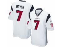 Men's Nike Houston Texans #7 Brian Hoyer Game White NFL Jersey