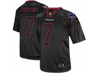 Men's Nike Houston Texans #7 Brian Hoyer Limited Lights Out Black NFL Jersey