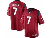 Men's Nike Houston Texans #7 Brian Hoyer Limited Red Alternate NFL Jersey
