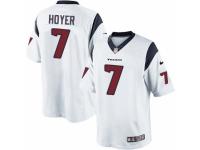 Men's Nike Houston Texans #7 Brian Hoyer Limited White NFL Jersey