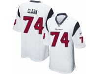Men's Nike Houston Texans #74 Chris Clark Game White NFL Jersey