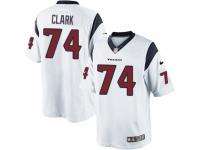 Men's Nike Houston Texans #74 Chris Clark Limited White NFL Jersey
