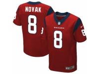 Men's Nike Houston Texans #8 Nick Novak Elite Red Alternate NFL Jersey