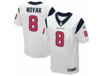 Men's Nike Houston Texans #8 Nick Novak Elite White NFL Jersey