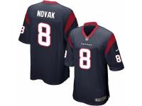 Men's Nike Houston Texans #8 Nick Novak Game Navy Blue Team Color NFL Jersey