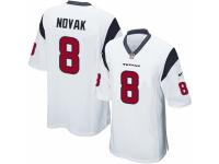 Men's Nike Houston Texans #8 Nick Novak Game White NFL Jersey