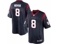 Men's Nike Houston Texans #8 Nick Novak Limited Navy Blue Team Color NFL Jersey
