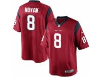 Men's Nike Houston Texans #8 Nick Novak Limited Red Alternate NFL Jersey