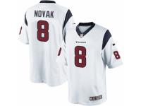 Men's Nike Houston Texans #8 Nick Novak Limited White NFL Jersey