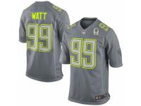 Men's Nike Houston Texans #99 J.J. Watt Limited Grey 2014 Pro Bowl NFL Jersey