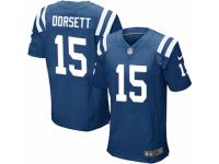 Men's Nike Indianapolis Colts #15 Phillip Dorsett Elite Royal Blue Team Color NFL Jersey