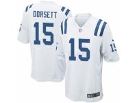 Men's Nike Indianapolis Colts #15 Phillip Dorsett Game White NFL Jersey