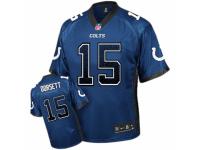Men's Nike Indianapolis Colts #15 Phillip Dorsett Limited Royal Blue Drift Fashion NFL Jersey