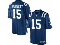 Men's Nike Indianapolis Colts #15 Phillip Dorsett Limited Royal Blue Team Color NFL Jersey