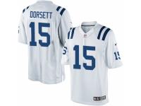 Men's Nike Indianapolis Colts #15 Phillip Dorsett Limited White NFL Jersey