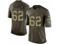 Men's Nike Indianapolis Colts #62 Le'Raven Clark Limited Green Salute to Service NFL Jersey