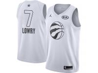 Men's Nike Jordan Toronto Raptors #7 Kyle Lowry White NBA Jordan Swingman 2018 All-Star Game Jersey