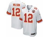 Men's Nike Kansas City Chiefs #12 Albert Wilson Game White NFL Jersey