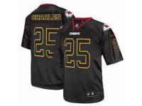 Men's Nike Kansas City Chiefs #25 Jamaal Charles Limited Lights Out Black NFL Jersey