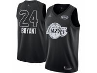 Men's Nike Los Angeles Lakers #24 Kobe Bryant Swingman Black 2018 All-Star Game NBA Jersey