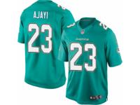 Men's Nike Miami Dolphins #23 Jay Ajayi Limited Aqua Green Team Color NFL Jersey