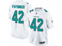 Men's Nike Miami Dolphins #42 Spencer Paysinger Limited White NFL Jersey