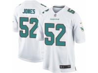 Men's Nike Miami Dolphins #52 Chris Jones Game White NFL Jersey
