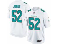 Men's Nike Miami Dolphins #52 Chris Jones Limited White NFL Jersey