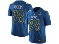 Men's Nike Minnesota Vikings #98 Linval Joseph Limited Blue 2017 Pro Bowl NFL Jersey