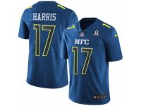 Men's Nike New York Giants #17 Dwayne Harris Limited Blue 2017 Pro Bowl NFL Jersey