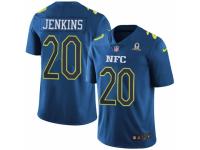 Men's Nike New York Giants #20 Janoris Jenkins Limited Blue 2017 Pro Bowl NFL Jersey