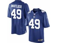 Men's Nike New York Giants #49 Nikita Whitlock Limited Royal Blue Team Color NFL Jersey