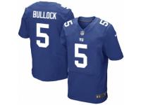 Men's Nike New York Giants #5 Randy Bullock Elite Royal Blue Team Color NFL Jersey