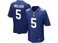 Men's Nike New York Giants #5 Randy Bullock Game Royal Blue Team Color NFL Jersey