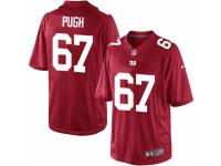 Men's Nike New York Giants #67 Justin Pugh Limited Red Alternate NFL Jersey