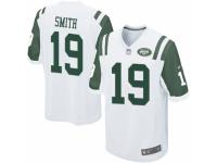 Men's Nike New York Jets #19 Devin Smith Game White NFL Jersey