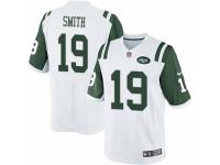 Men's Nike New York Jets #19 Devin Smith Limited White NFL Jersey