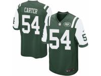Men's Nike New York Jets #54 Bruce Carter Game Green Team Color NFL Jersey