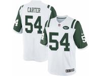 Men's Nike New York Jets #54 Bruce Carter Limited White NFL Jersey