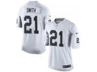 Men's Nike Oakland Raiders #21 Sean Smith Limited White NFL Jersey